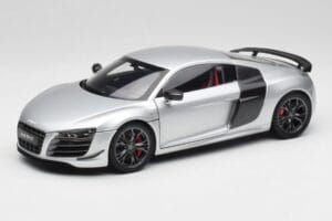 Audi R8 GT Type 42 Ice Sølv Metallic Kyosho 1:18 09218IS Metal