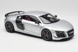 Audi R8 GT Type 42 Ice Sølv Metallic Kyosho 1:18 09218IS Metal — billede 6 af 8