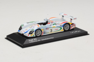 Audi R8 LMP #3 J. Herbert / R. Kelleners 24 Hours of Le Mans 2001 Minichamps 1:43 400010903 Metal — billede 2 af 5
