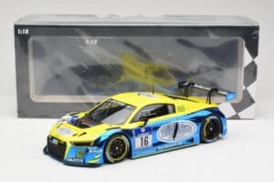 Audi R8 LMS #16 Twin Busch R. Rast / K. Busch 24h Nurburgring 2016 Minichamps 1:18 155161116 Metal — billede 6 af 6