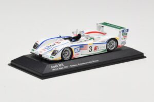 Audi R8 LMP1 #3 J. Lehto / M. Werner / T. Kristensen 24 Hours of Le Mans Winner 2005 Minichamps 1:43 400051303 Metal — billede 2 af 4