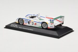 Audi R8 LMP1 #3 J. Lehto / M. Werner / T. Kristensen 24 Hours of Le Mans Winner 2005 Minichamps 1:43 400051303 Metal — billede 3 af 4