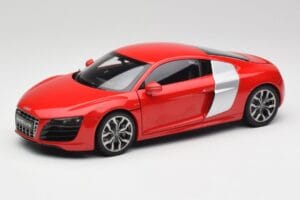 Audi R8 V10 Brilliant Rød Kyosho 1:18 09216RR Metal