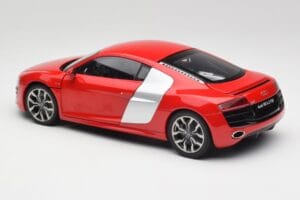Audi R8 V10 Brilliant Rød Kyosho 1:18 09216RR Metal — billede 7 af 8