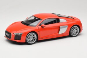 Audi R8 V10 Rød Welly 1:18 18052W Metal