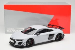 Audi R8 4S V10 Performance Hvid Kengfai 1:18 VAKF-0357 Metal — billede 8 af 8