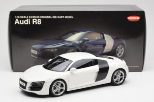 Audi R8 Type 42 Hvid Kyosho 1:18 09213W Metal — billede 8 af 8