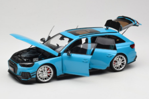Audi RS4 B9 Avant Darwin Pro Blå Kilo Works 1:18 KLW002303 Metal — billede 2 af 8