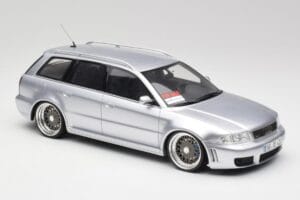 Audi RS4 B5 Avant Sølv Custom Wheels Otto 1:18 OT521 Resin — billede 4 af 6