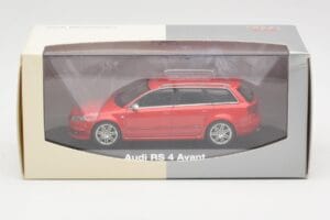 Audi RS4 B7 Avant Rød Minichamps 1:43 5010509213 Metal — billede 4 af 4