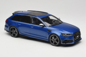 Audi RS6 C7 ABT Performance Avant Blå Exclusive Edition GT Spirit 1:18 AUDI011 Resin — billede 4 af 6