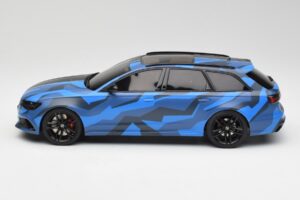 Audi RS6 C7 Avant GMK Blå & Sort GT Spirit 1:18 GT799 Resin — billede 3 af 6