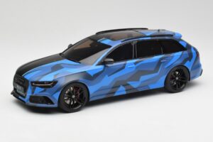 Audi RS6 C7 Avant GMK Blå & Sort GT Spirit 1:18 GT799 Resin