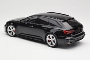 Audi RS6 C8 Avant Black Metallic Minichamps 1:18 155018014 Metal — billede 5 af 6