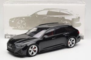 Audi RS6 C8 Avant Black Metallic Minichamps 1:18 155018014 Metal — billede 6 af 6