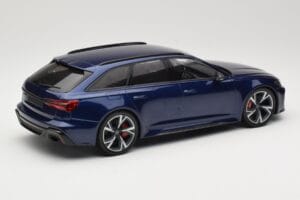 Audi RS6 C8 Avant Blue Metallic Minichamps 1:18 155018011 Metal — billede 2 af 6
