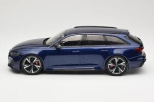 Audi RS6 C8 Avant Blue Metallic Minichamps 1:18 155018011 Metal — billede 3 af 6