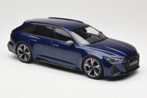 Audi RS6 C8 Avant Blue Metallic Minichamps 1:18 155018011 Metal — billede 4 af 6