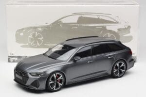 Audi RS6 C8 Avant Matt Grey Minichamps 1:18 155018015 Metal — billede 6 af 6