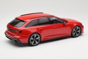 Audi RS6 C8 Avant Red Metallic Minichamps 1:18 155018010 Metal — billede 2 af 6