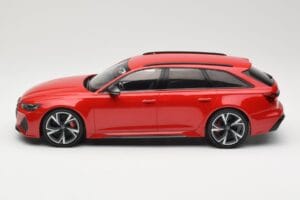 Audi RS6 C8 Avant Red Metallic Minichamps 1:18 155018010 Metal — billede 3 af 6