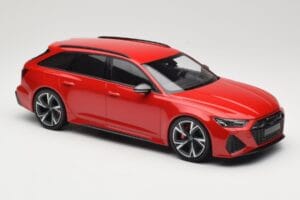Audi RS6 C8 Avant Red Metallic Minichamps 1:18 155018010 Metal — billede 4 af 6