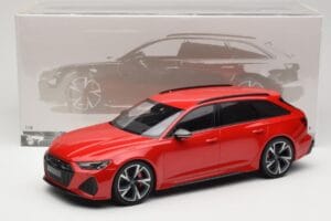 Audi RS6 C8 Avant Red Metallic Minichamps 1:18 155018010 Metal — billede 6 af 6