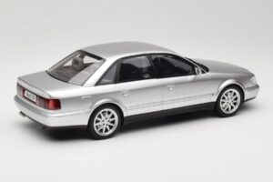 Audi S4 C4 4.2 V8 Crystal Silver Otto 1:18 OT464 Resin — billede 2 af 6