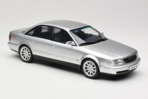 Audi S4 C4 4.2 V8 Crystal Silver Otto 1:18 OT464 Resin — billede 4 af 6