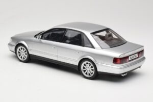Audi S4 C4 4.2 V8 Crystal Silver Otto 1:18 OT464 Resin — billede 5 af 6
