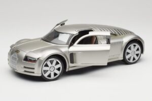 Audi Rosemeyer Sølv Maisto 1:18 31625 Metal — billede 2 af 8