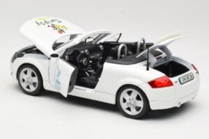Audi TT 8N Cabriolet Hvid Maisto 1:18 56065 Metal — billede 5 af 8