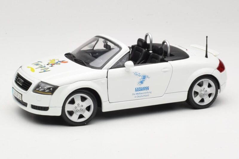 Audi TT 8N Cabriolet Hvid Maisto 1:18 56065 Metal