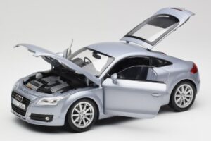Audi TT 8N RHD Lake Sølv Metallic Minichamps 1:18 150015020 Metal — billede 2 af 8