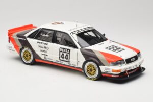 Audi V8 Quattro DTM #44 Team AZR F. Jelinski 1991 Minichamps 1:18 100911044 Metal — billede 7 af 8