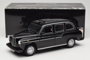 Austin FX4 London Taxi Sort Minichamps 1:18 180136000 Metal — billede 8 af 8