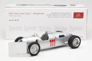 Auto Union Type C #111 H. Stuck Schauinsland Hillclimb Germany 1937 CMC 1:18 M-162 Metal — billede 6 af 6