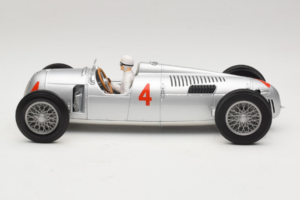 Auto Union Typ C #4 A. Varzi 2nd Place Monaco GP 1936 Minichamps 1:18 155361004 Metal — billede 3 af 6