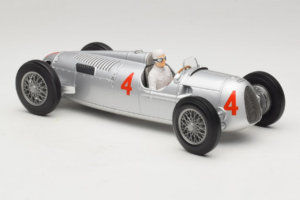 Auto Union Typ C #4 A. Varzi 2nd Place Monaco GP 1936 Minichamps 1:18 155361004 Metal — billede 4 af 6
