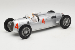 Auto Union Typ C #4 A. Varzi 2nd Place Monaco GP 1936 Minichamps 1:18 Auto Union Typ C #4 A. Varzi 2nd Place Monaco GP 1936 Minichamps 1:18 155361004 Metal