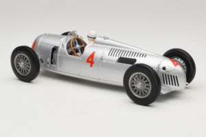 Auto Union Typ C #4 A. Varzi 2nd Place Monaco GP 1936 Minichamps 1:18 155361004 Metal — billede 5 af 6
