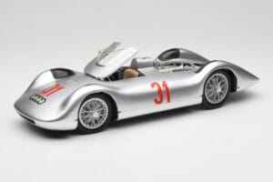 Auto Union Typ C Stromlinie #31 B. Rosemeyer 1937 Sølv Revell 1:18 08436 Metal — billede 2 af 8