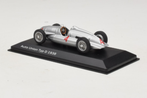 Auto Union Typ D #4 Sølv Minichamps 1:43 5030900703 Metal — billede 3 af 4
