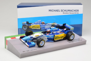 Benetton B195 Renault #1 M. Schumacher European GP Winner F1 World Champion 1995 Minichamps 1:18 513953201 Metal — billede 7 af 7