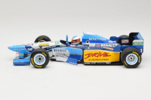Benetton B195 Renault #1 M. Schumacher Benetton Formula French Grand Prix Winner 1995 Minichamps 1:18 100950001 Metal — billede 3 af 7