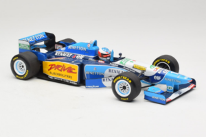 Benetton B195 Renault #1 M. Schumacher Benetton Formula French Grand Prix Winner 1995 Minichamps 1:18 100950001 Metal — billede 4 af 7