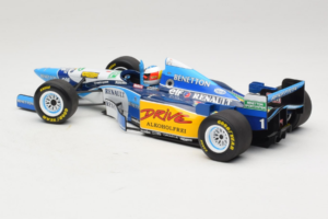 Benetton B195 Renault #1 M. Schumacher Benetton Formula French Grand Prix Winner 1995 Minichamps 1:18 100950001 Metal — billede 5 af 7