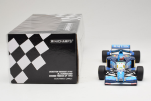 Benetton B195 Renault #1 M. Schumacher Benetton Formula French Grand Prix Winner 1995 Minichamps 1:18 100950001 Metal — billede 6 af 7