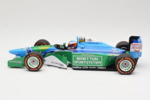 Benetton Ford B194 #5 M. Schumacher Demonstration Run Belgian GP 2017 Minichamps 1:18 510941705 Metal — billede 3 af 6