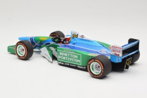 Benetton Ford B194 #5 M. Schumacher Demonstration Run Belgian GP 2017 Minichamps 1:18 510941705 Metal — billede 5 af 6